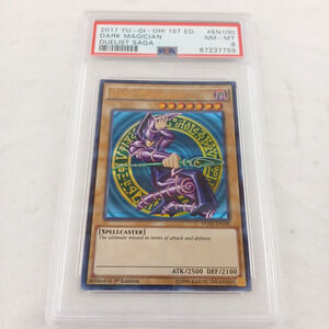Dark Magician – 2017 Duelist Saga Ultra Rare DUSA-EN100 PSA 8 NM-MT 1st Edition
